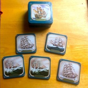 H.M.S victory coasters